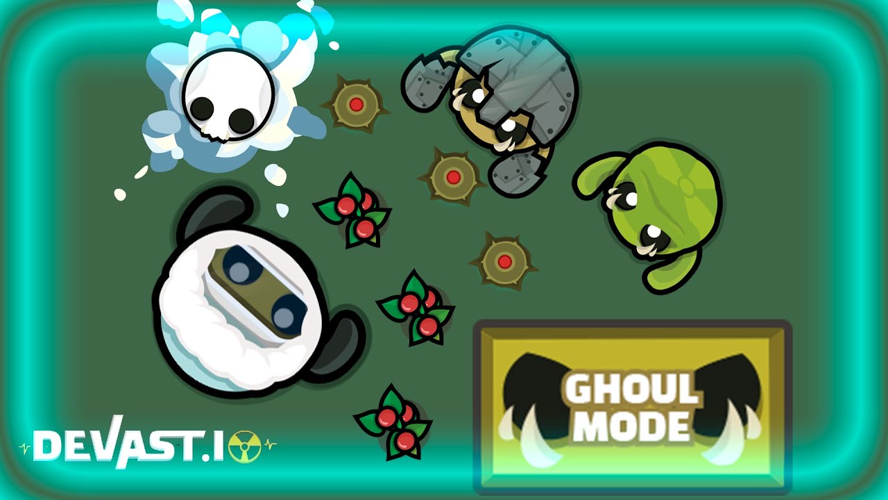 Знакомство с Ghoul Mode. Devast.io. Глава #2. / Лазер/развитие/гули/деваст ио.