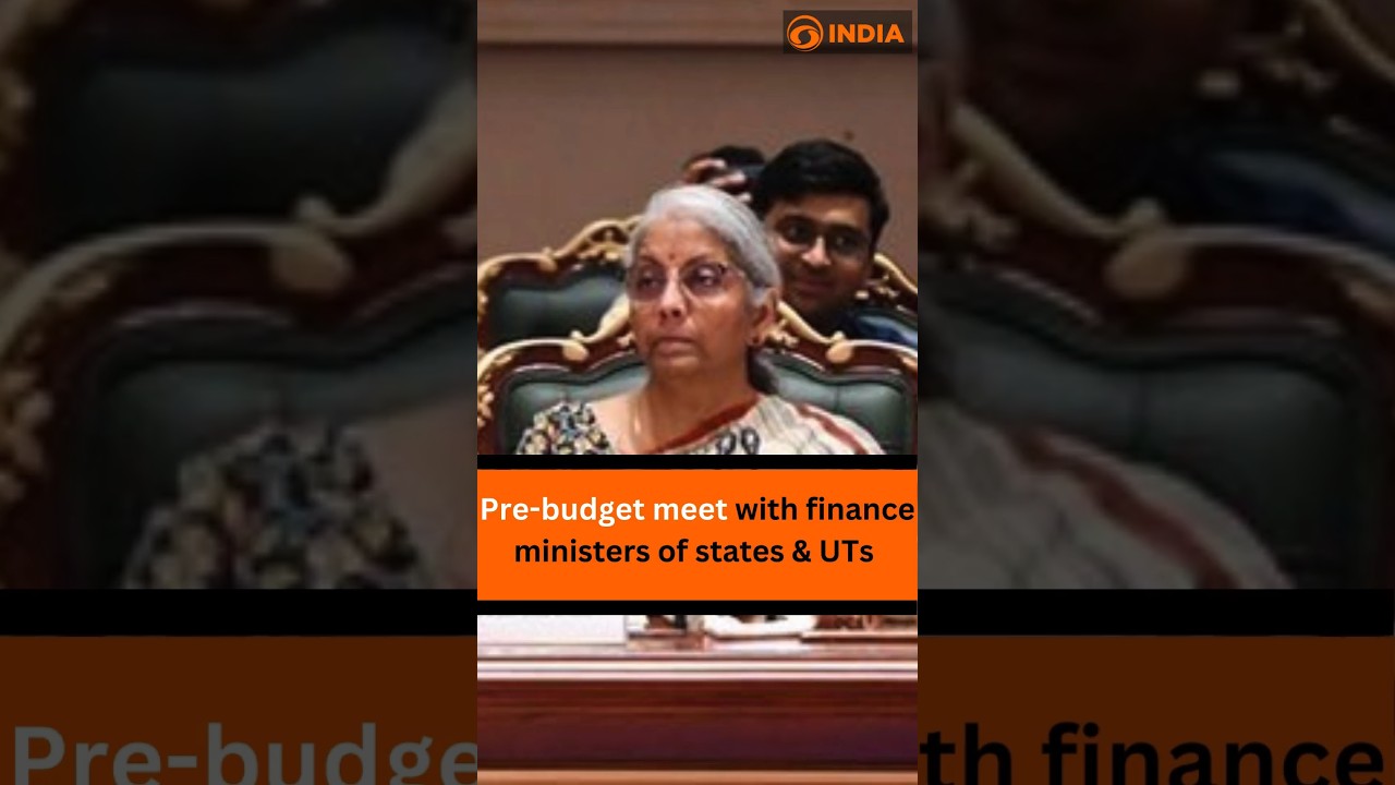 Pre-budget meet with finance ministers of states & UTs