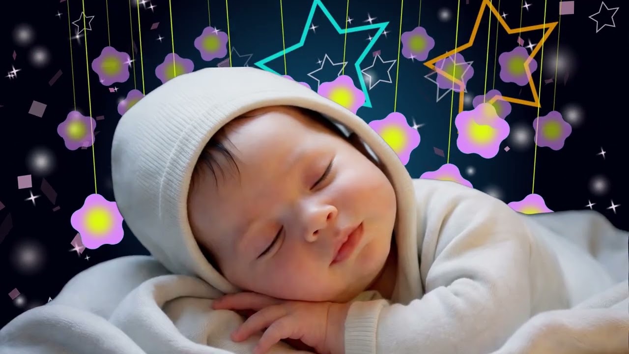 Fall Asleep in 3 Minutes 💤 Baby Sleep Music 🌙 Mozart & Brahms Calm Lullaby