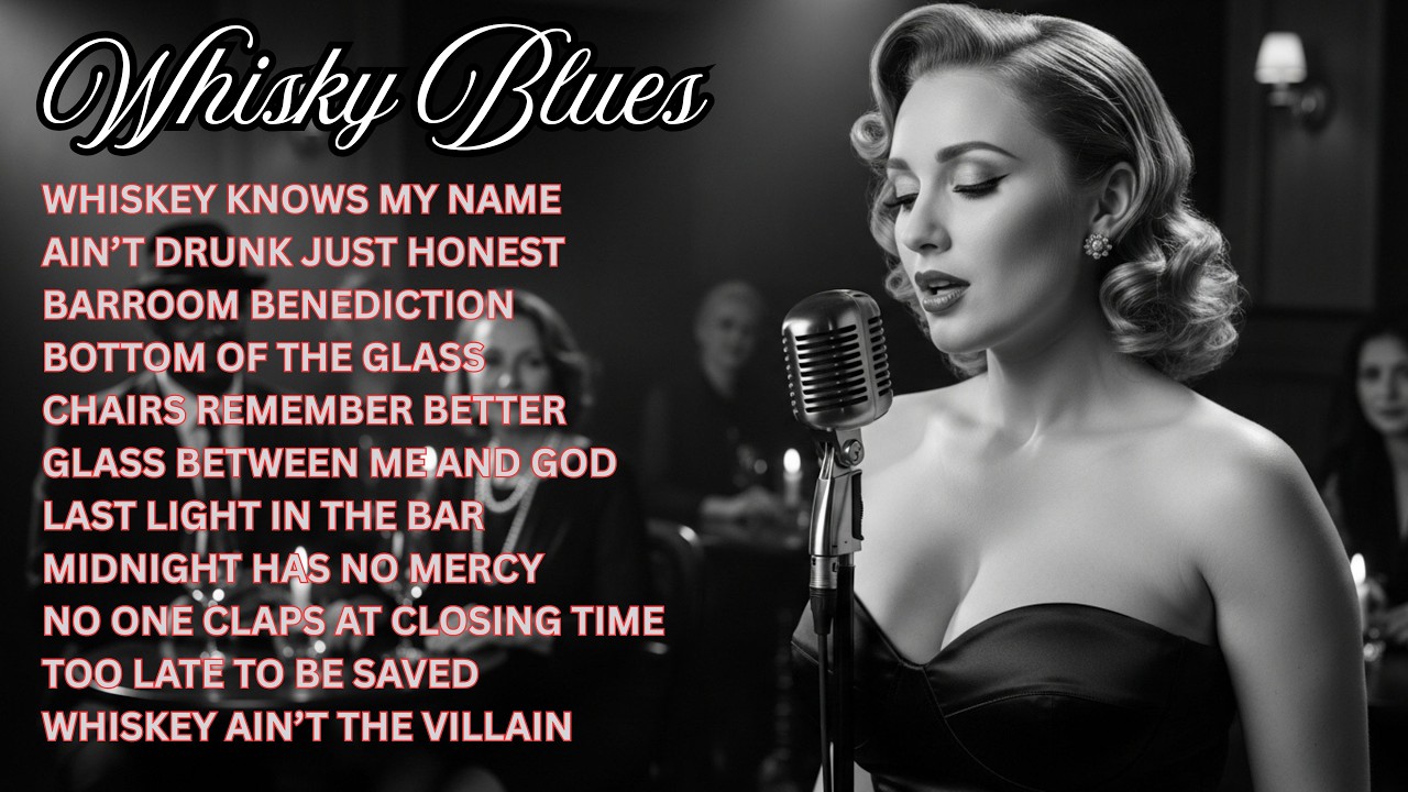 Relaxing Whiskey Blues Music 🎸 Heartbrake, Pride, Struggle, Resilience and Raw Emotional Vocals