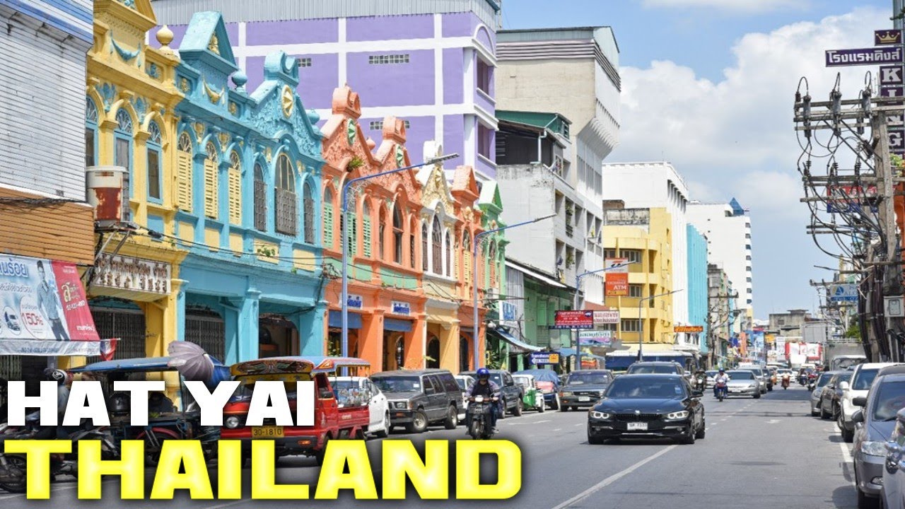 HAT YAI TAILAND KOTA INI MIRIP KOTA2 DI INDONESIA BANYAK KABEL BEGELANTUNGAN