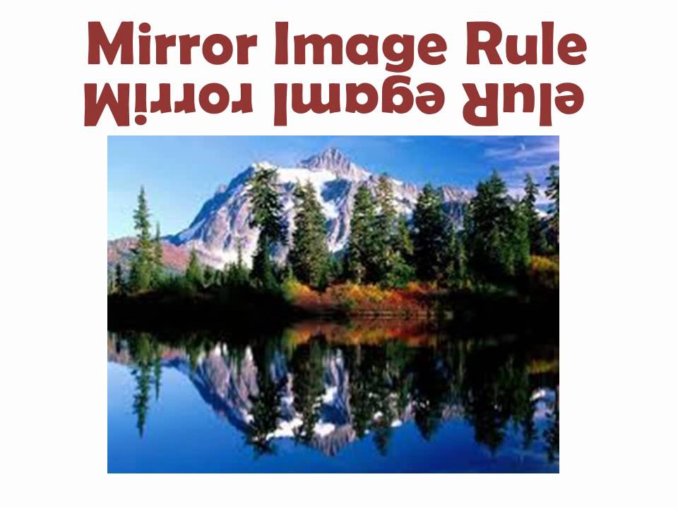 Mirror Image Rule