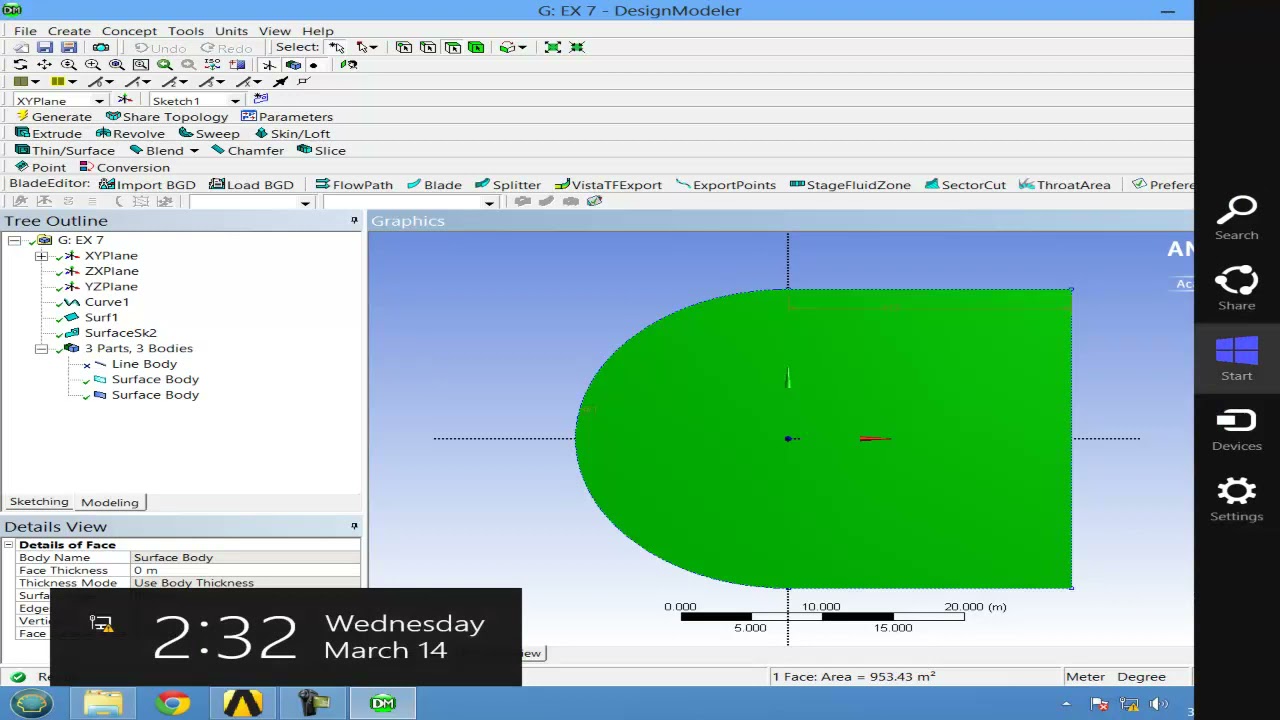 COMPUTATIONAL ANALYSIS OF STEADY FLOW OVER AN AEROFOIL- Ansys Fluent