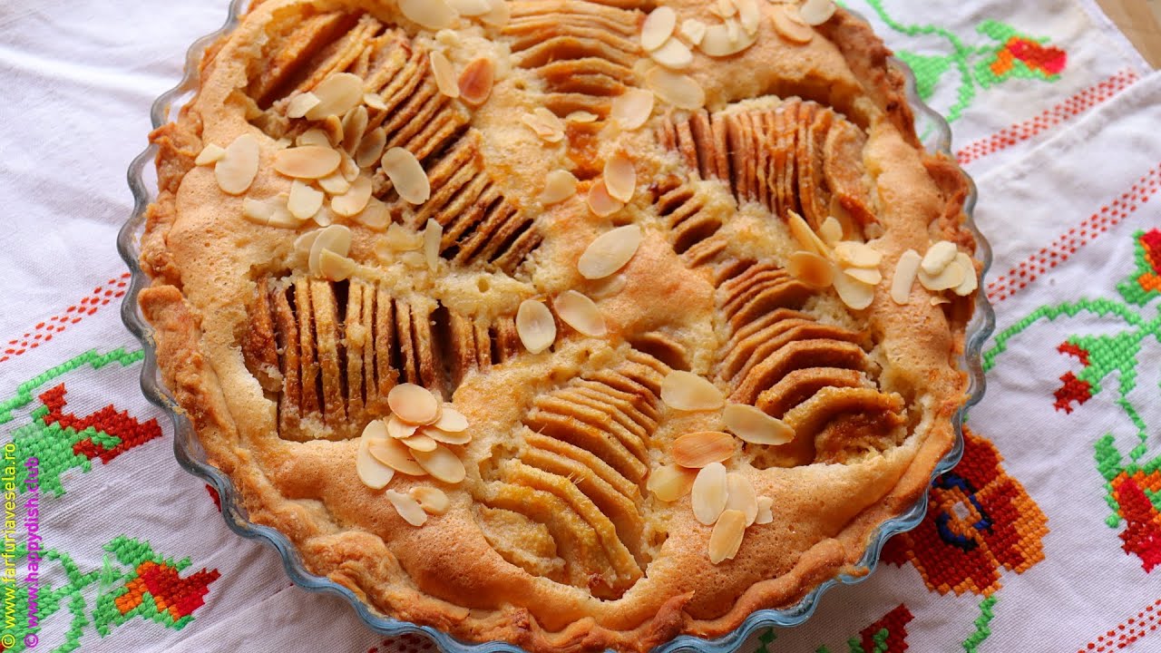 Tarta cu pere si migdale | Farfuria vesela