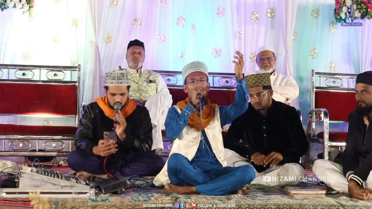 MOBIN ASHRAFI SAHAB ! NEW HAMD E BARI ! TELVA GUJARAT 2024 #nizamichannel #naat