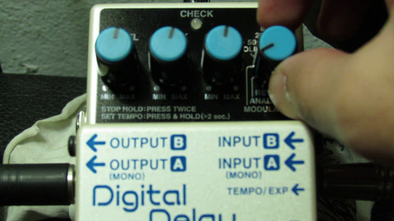 Boss Digital Delay DD7 - Defeito