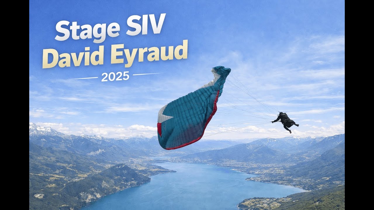 Parapente stage / SIV David Eyraud Avril 2025 / Paragliding training