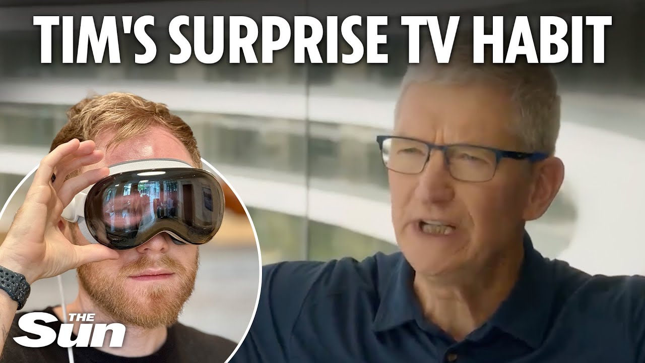 Tim Cook’s HUGE Vision Pro revelation as he admits he's ditched TV for headset to watch top show