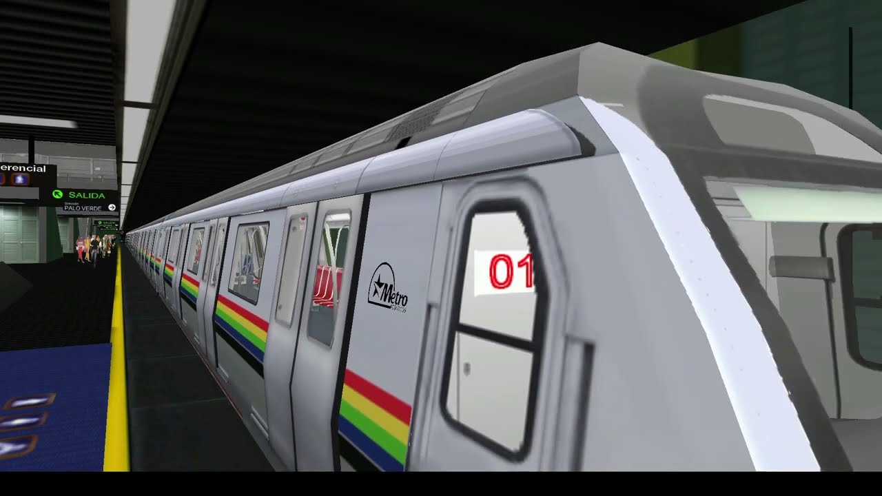 OpenBVE | CAF S6 overhaul en Miranda L1 Metro de Caracas