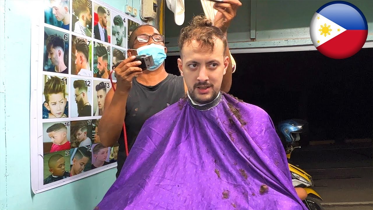$1 Hair Cut on a Mountain 🇵🇭 Was it a mistake? Cebu Philippines