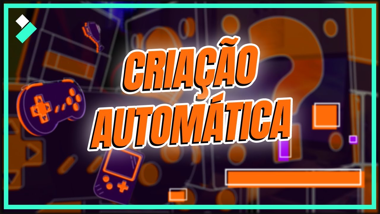 Como fazer um INTRO com a fun&ccedil;&atilde;o Cria&ccedil;&atilde;o Autom&aacute;tica | Wondershare Filmora