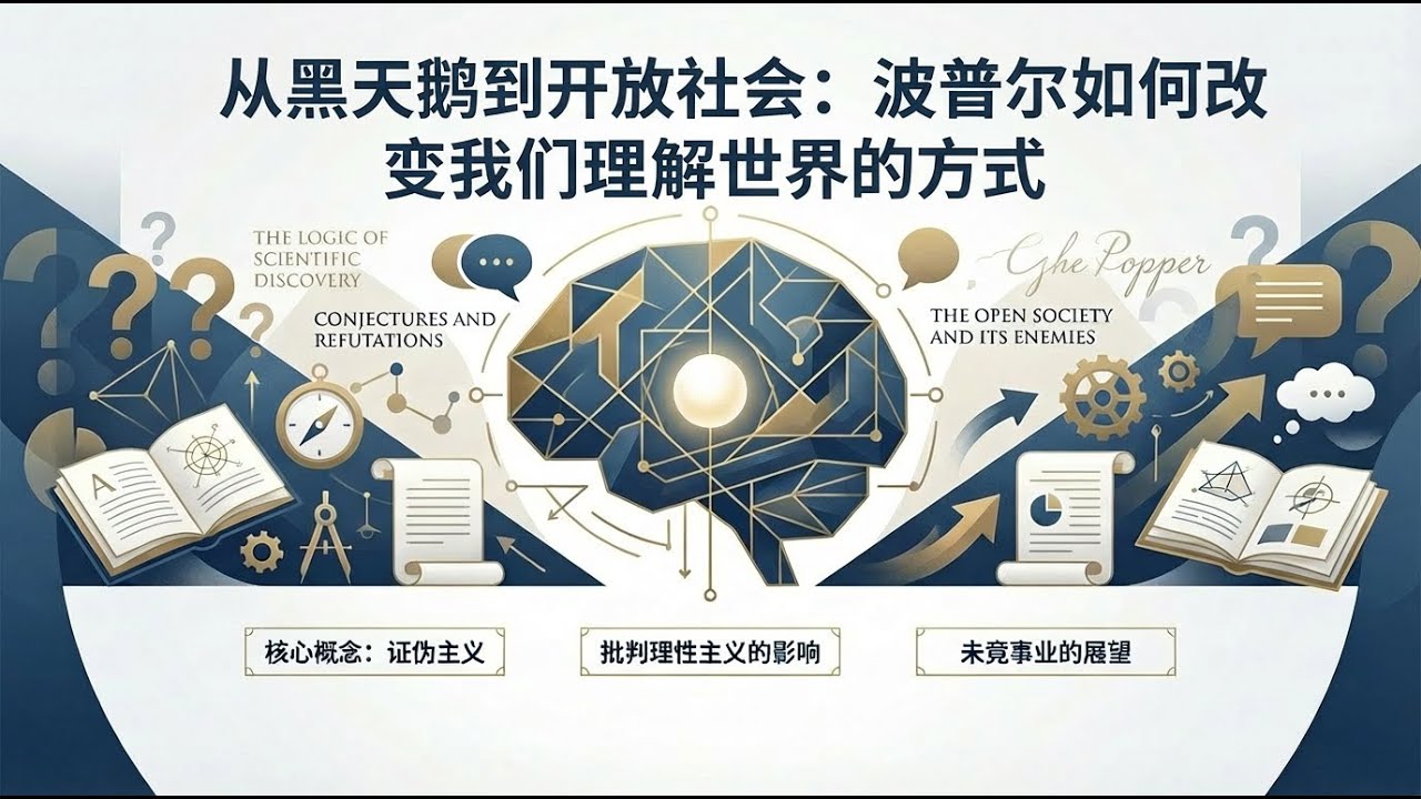 从黑天鹅到开放社会：卡尔波普尔如何改变我们理解世界的方式
