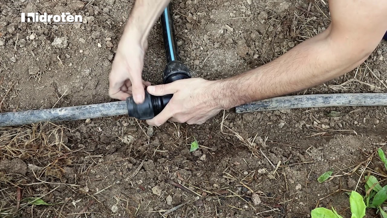Installation d&acute;arroseurs en utilisant le Syst&egrave;me de Raccord &ldquo;AIR&rdquo; Hidroten