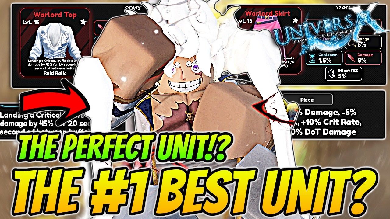ЛУЧШИЙ билд на Луффи в Universal Tower Defense X &mdash; САМЫЙ высокий DPS?!