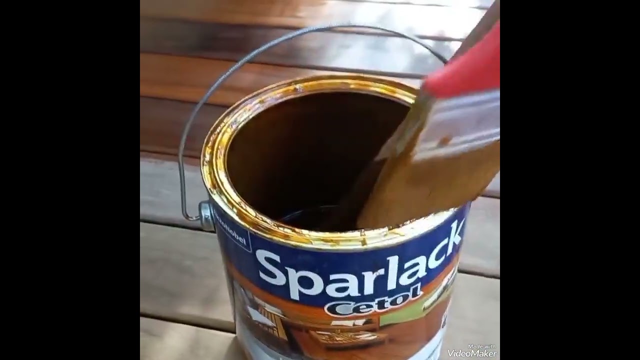 Manutenção de deck e envernizamento com Sparlack Cetol Deck-Natural Semibrilho