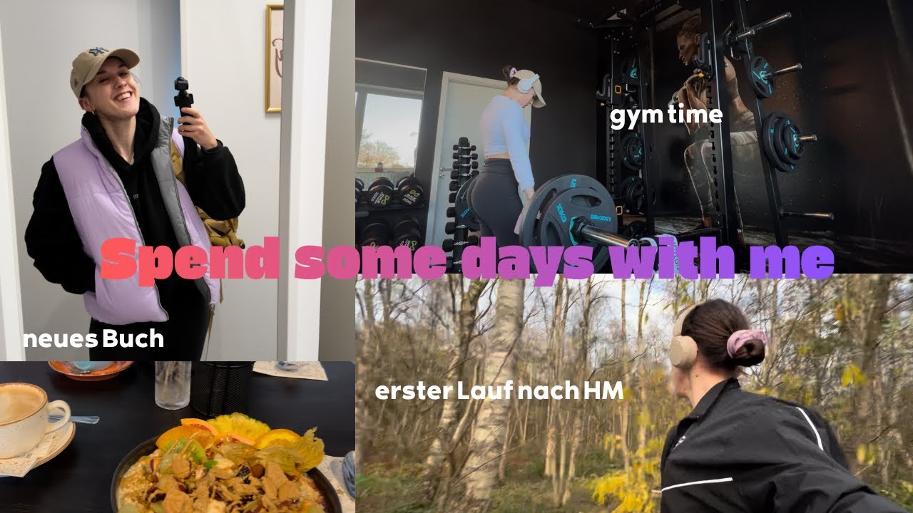 Erster Lauf nach HM 🥵 | Booktalks & Gymtime 📖🏋🏽‍♀️