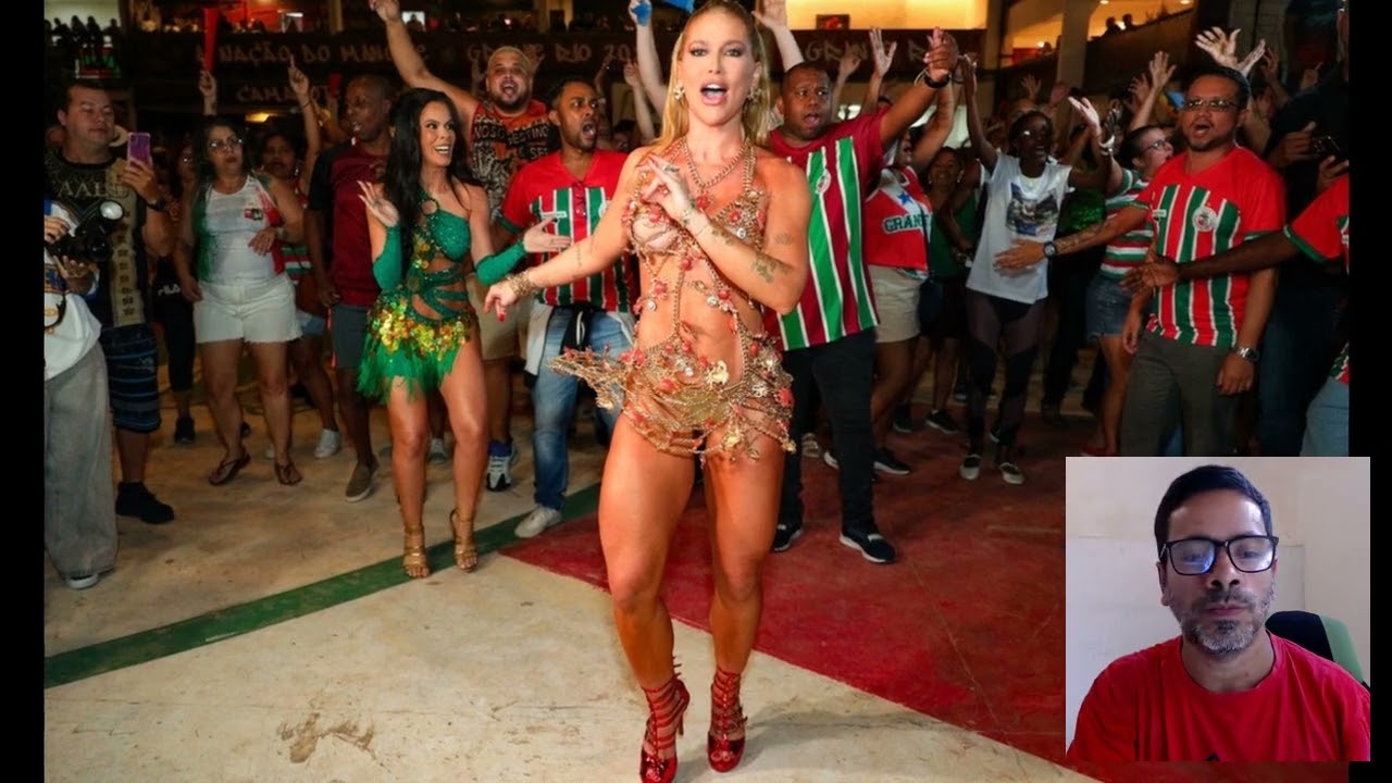 Virginia Fonseca participa de terceiro evento consecutivo da Grande Rio e mostra samba no pé