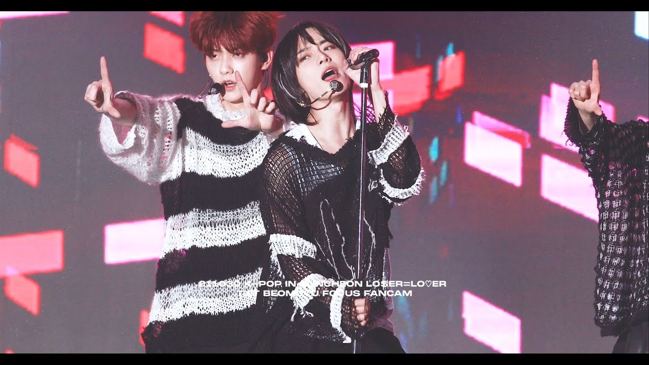 [4K FANCAM 캠]TXT BEOMGYU 211030 K-POP IN 순천 FOCUS-LOSER LOVER