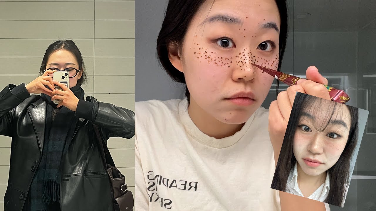 2025년 추구미=데본 아오키 (ft.헤나로 주근깨 만들기)