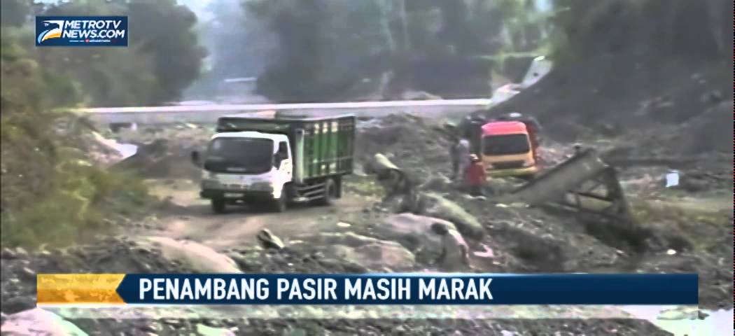 Merapi Waspada, Penambang Pasir masih Nekat Beroperasi