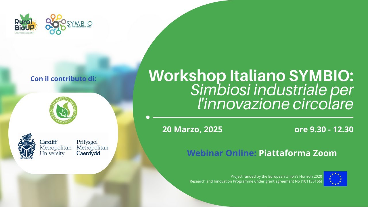 Workshop Italiano SYMBIO: Simbiosi industriale per l'innovazione circolare