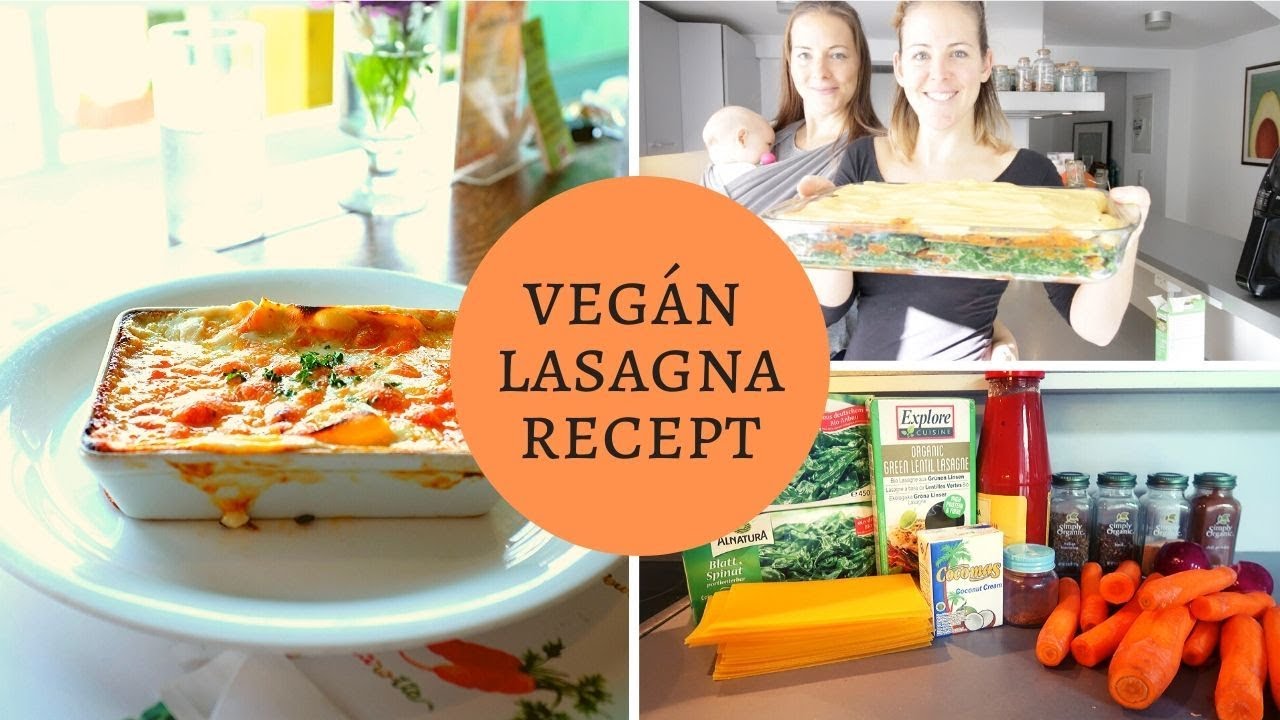 Családi lasagna recept / VEGÁN