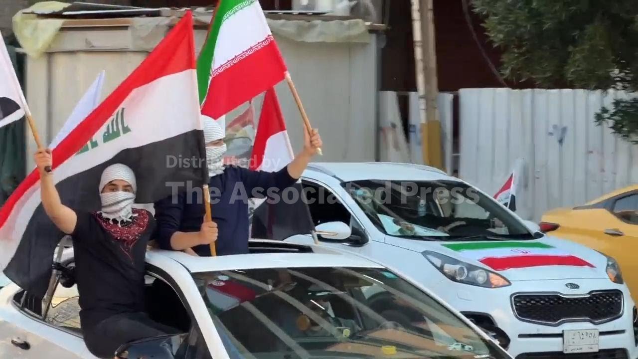 Iraqis celebrate Iran 'victory' in war with US and Israel after ceasefire agreement
