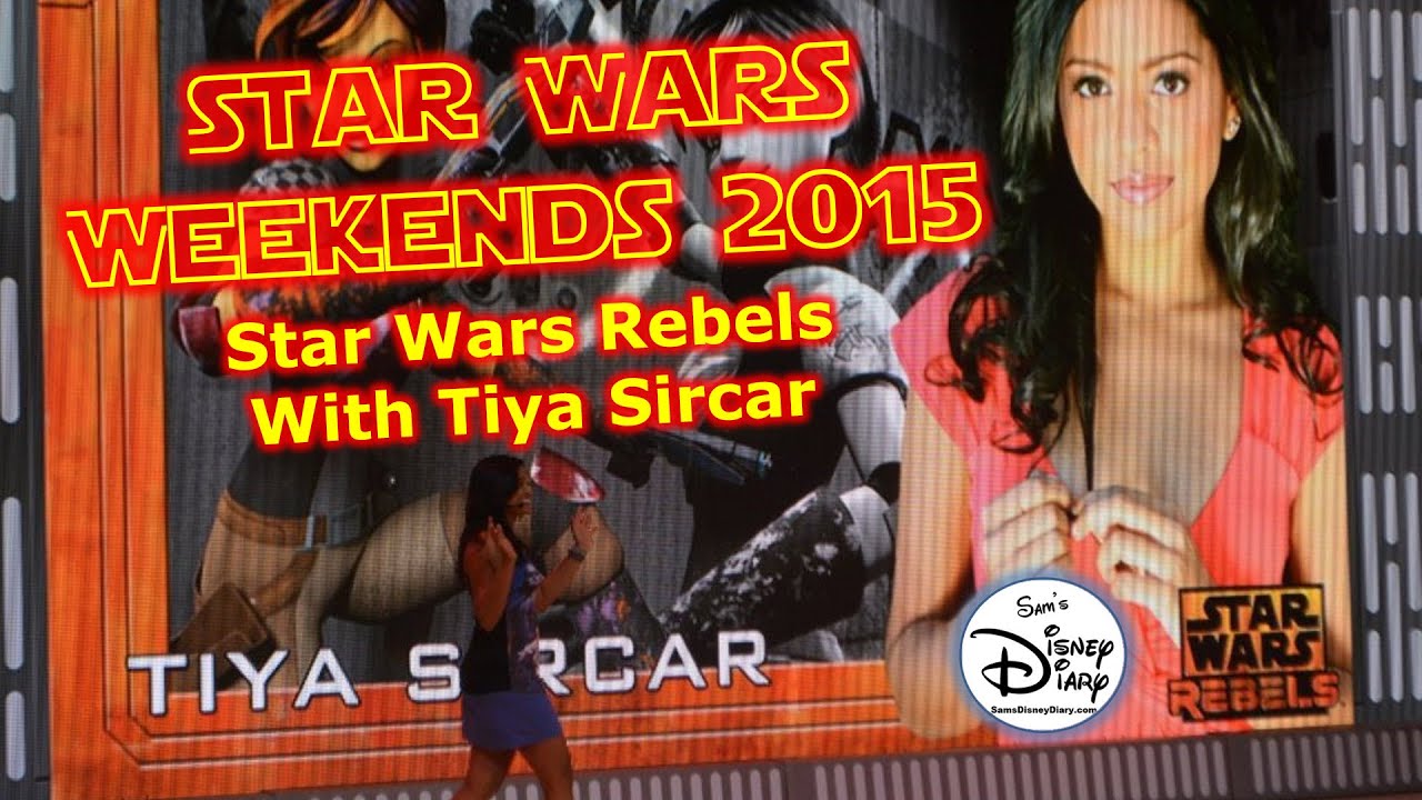 Star Wars Weekend 2015 | Rebels | Tiya Sircar | Walt Disney World | Hollywood Studios | Stars