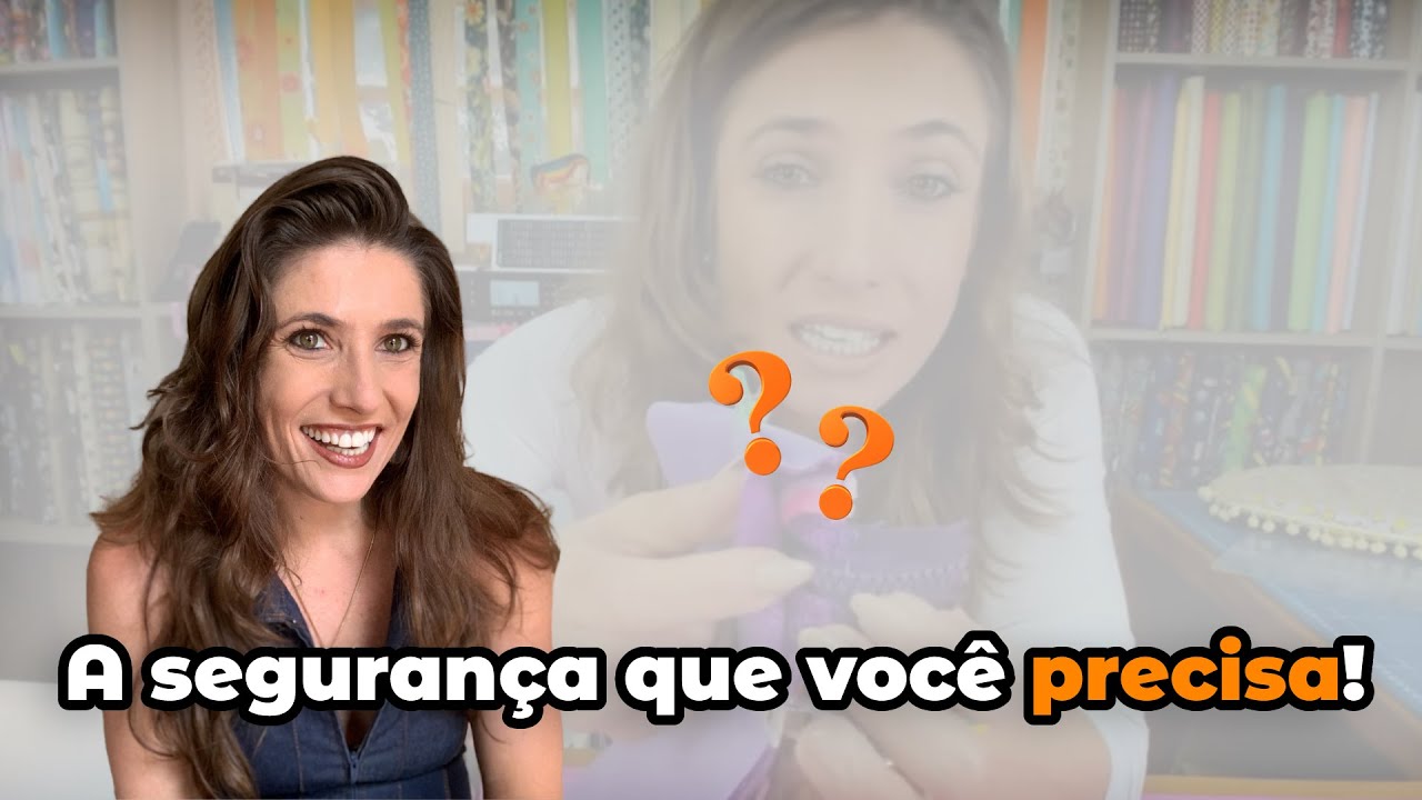 Essa segurança que você deve ter  para costurar com o zíper tratorado!
