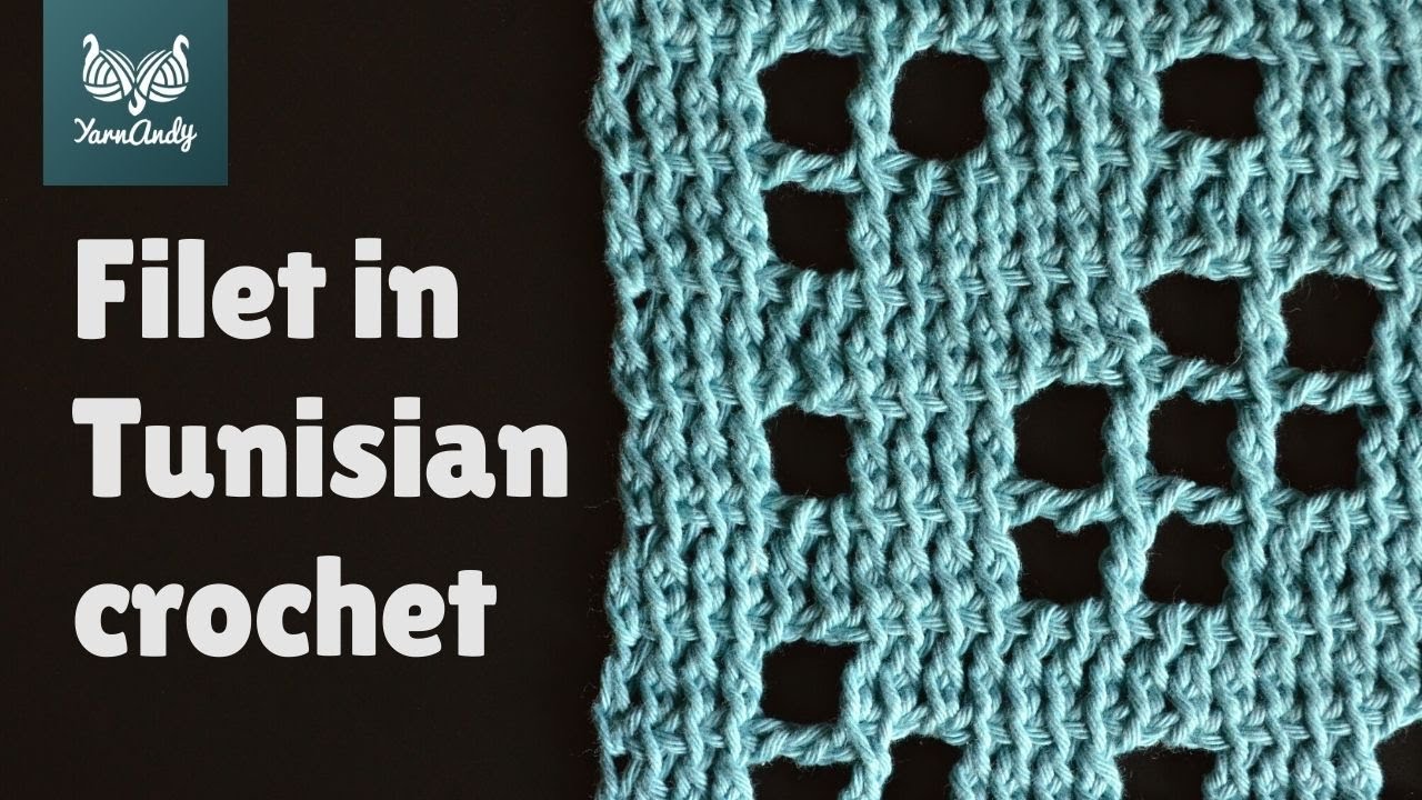 Can you make filet in Tunisian crochet? Yes, here's how
