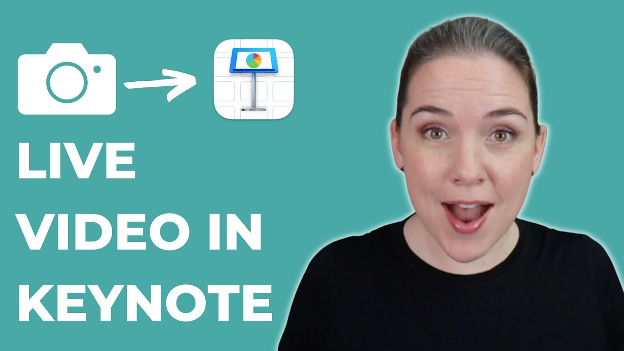 Добавить живое видео в презентации Keynote (демонстрация)