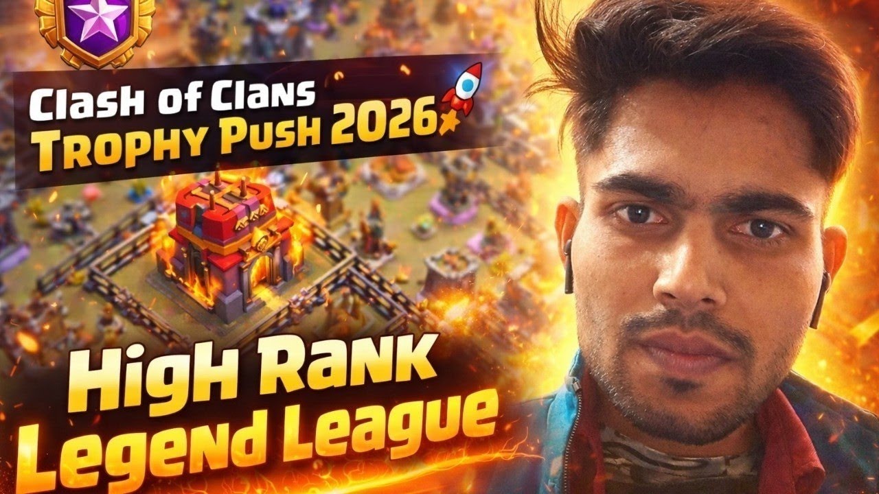 Clash of Clans Trophy Push 2026 🚀 High Rank Legend League Gameplay / Day 70
