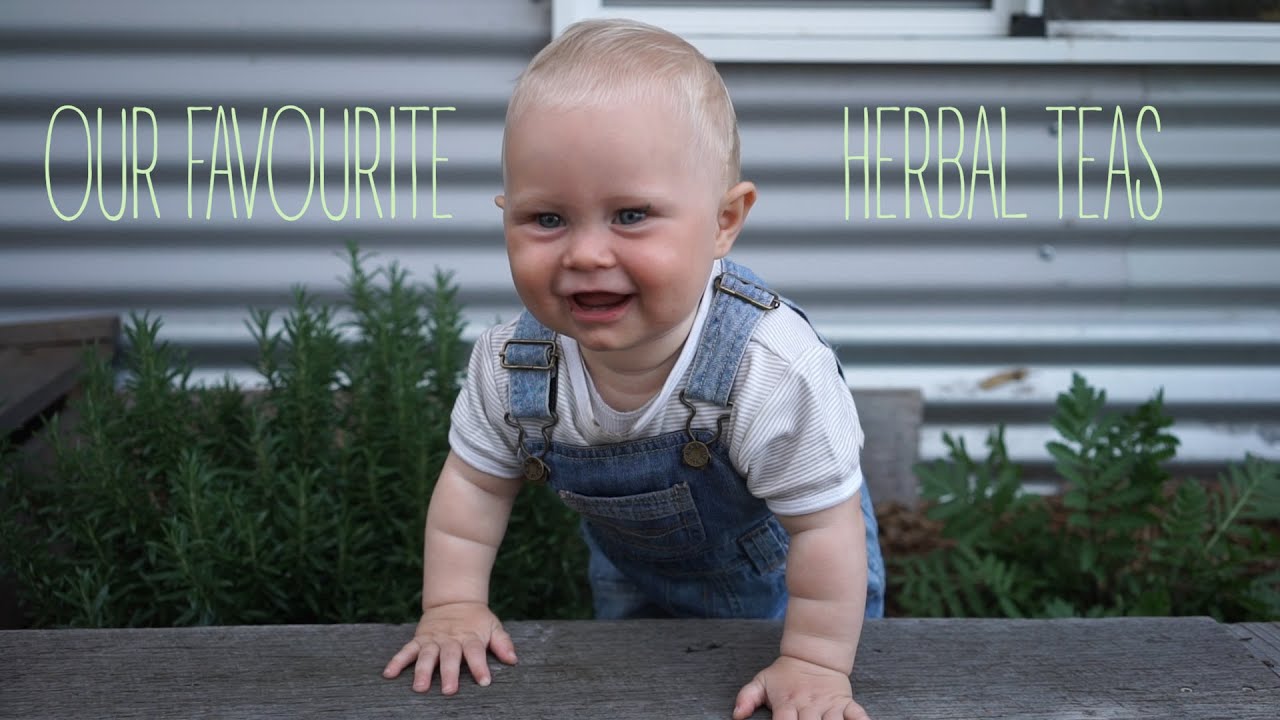 Growing and making healing and CALMING HERBAL TEAS for kids (& BABIES)