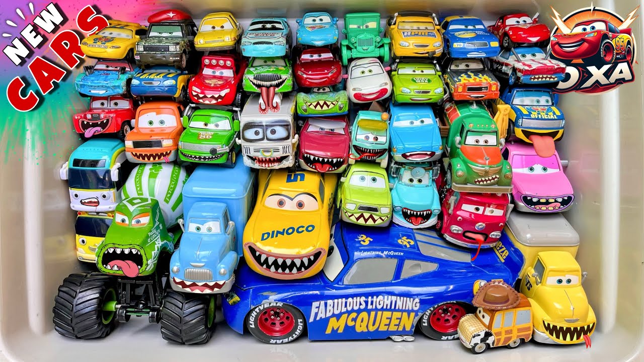 Disney Pixar Cars Unboxing Review | Lightning McQueen, Tow Mater, Chick Hicks, Sally Carrera, Cruz