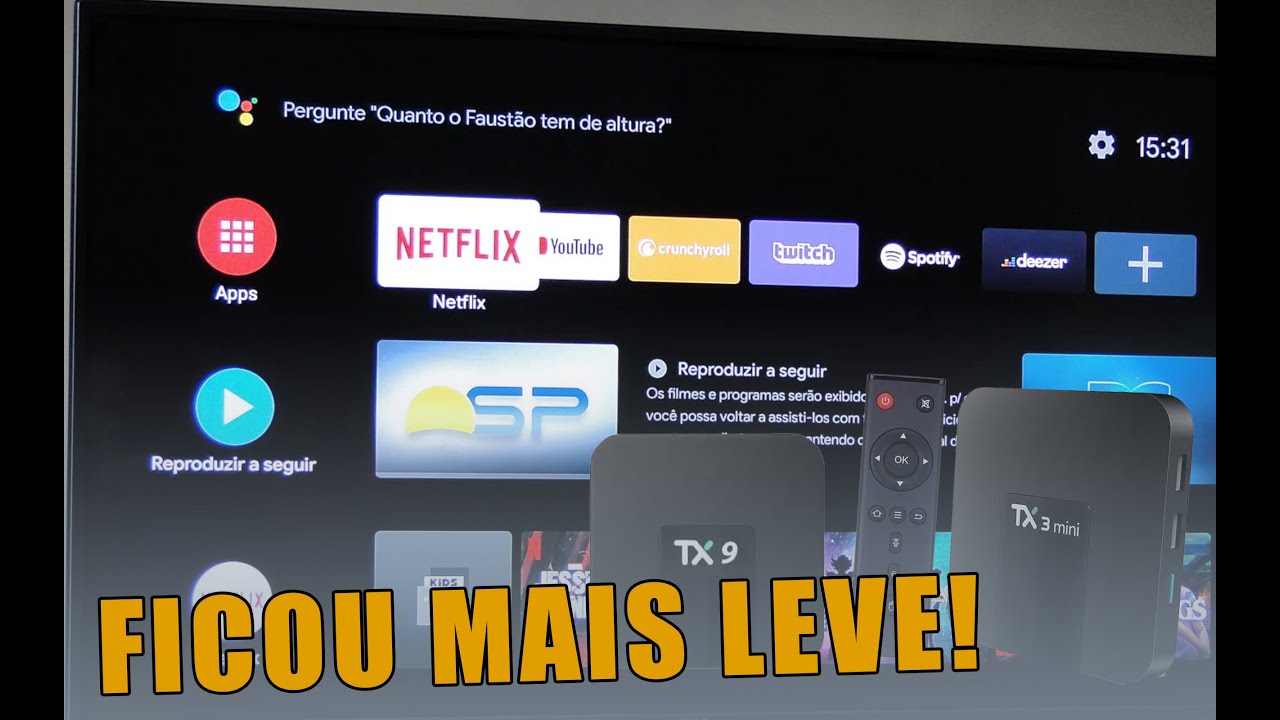 Deixando tx3 mini e tx9 mais rápida