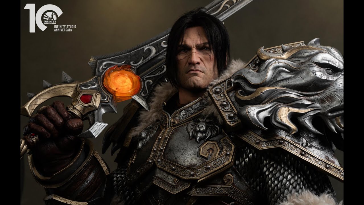 Unboxing Infinity Studio's World of Warcraft Varian Wrynn Life Size Bust #warcraft #statue