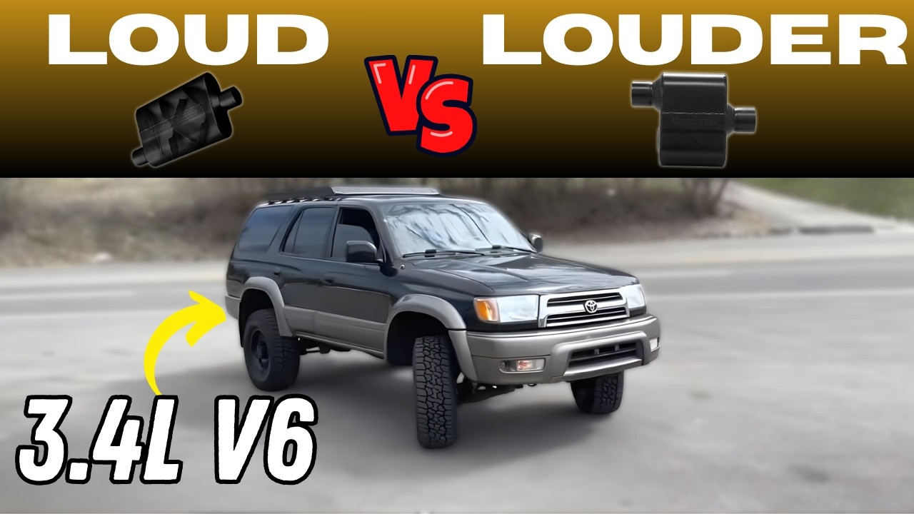 Toyota 4Runner 3,4 л V6 третьего поколения: Flowmaster 40 Series против Super 10!