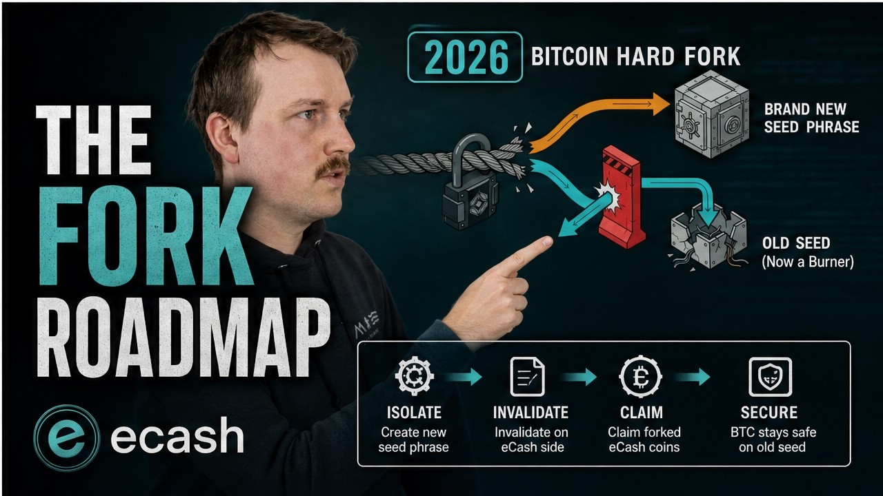 Простое пошаговое руководство: как безопасно получить монеты форка Bitcoin, такие как eCash