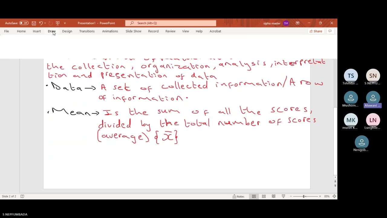 Mathematics Statistics c1 introduction