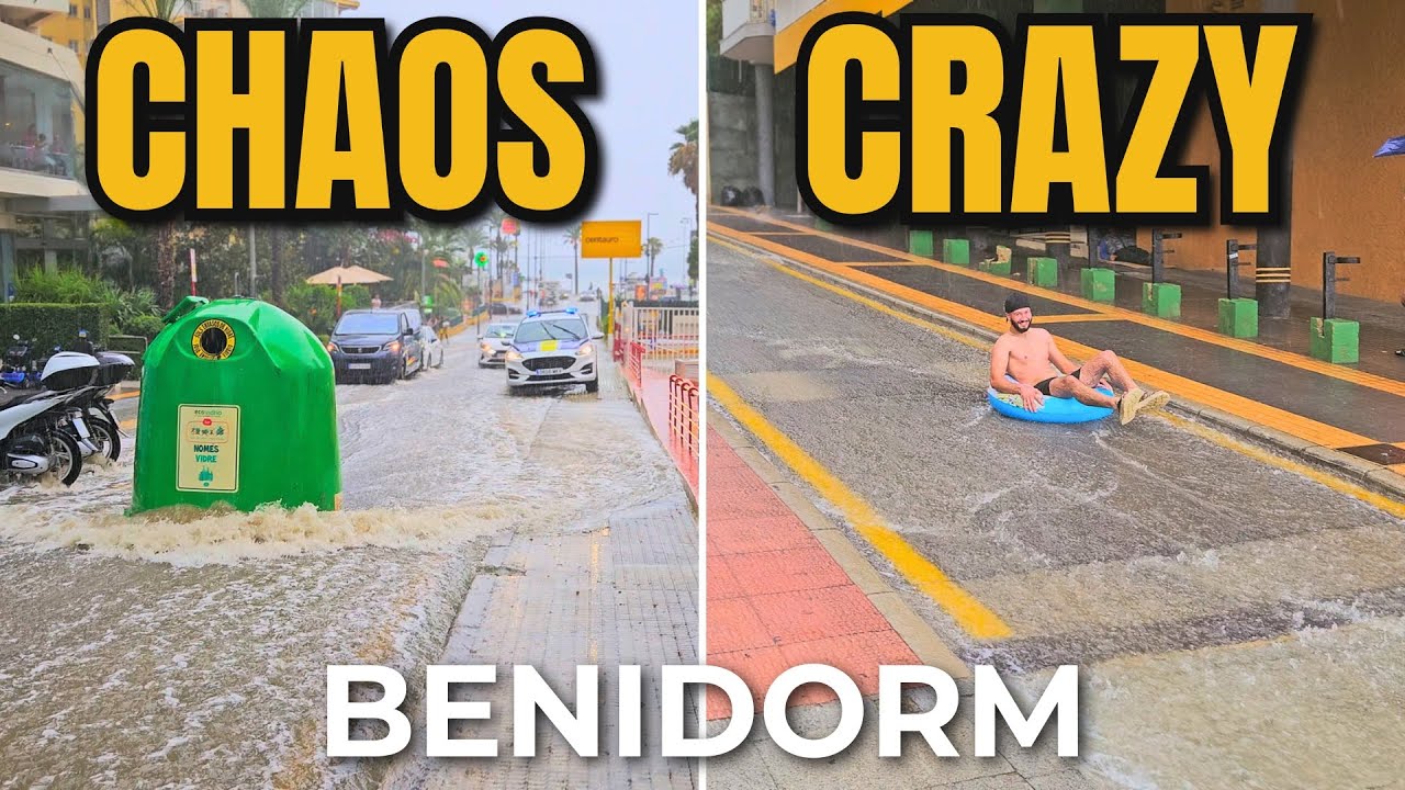 EXTREME Rainfall Causes CHAOS in Benidorm!
