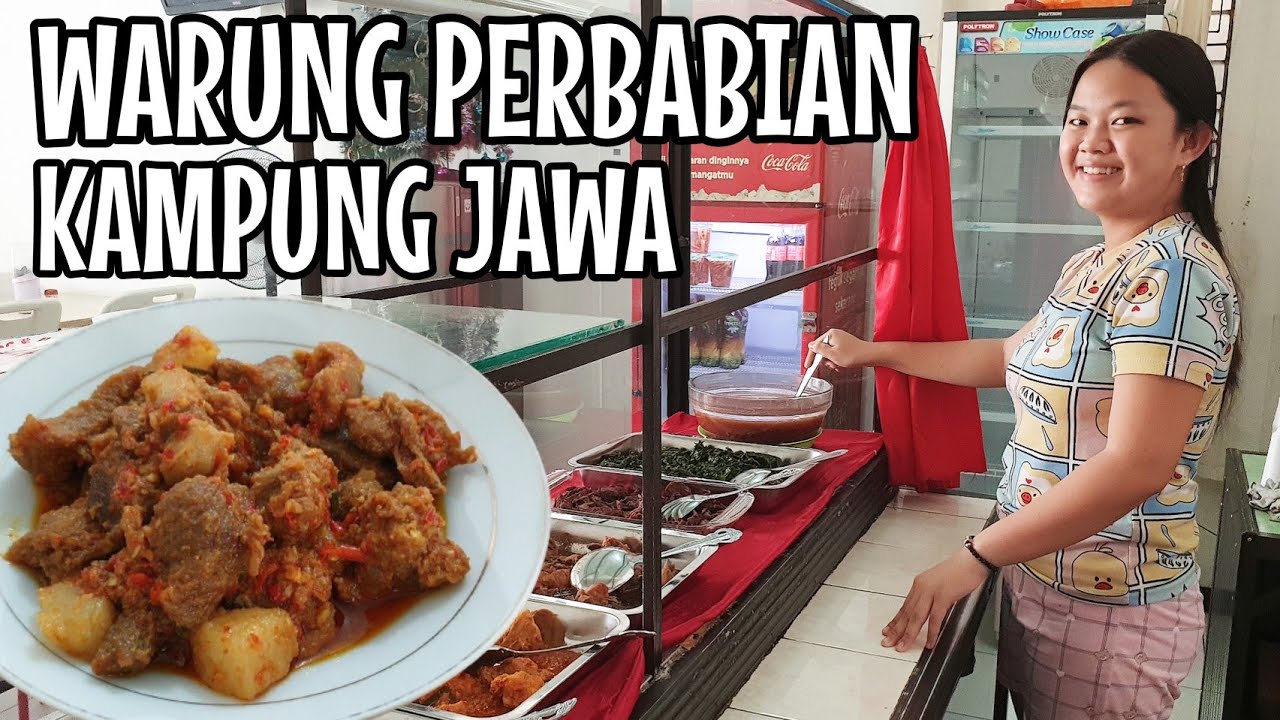 CEWEK ABG JUALAN BABI DI KAMPUNG JAWA ‼️ SEDERHANA TAPI BABI RICA NYA JUARA ‼️ KULINER SAMARINDA