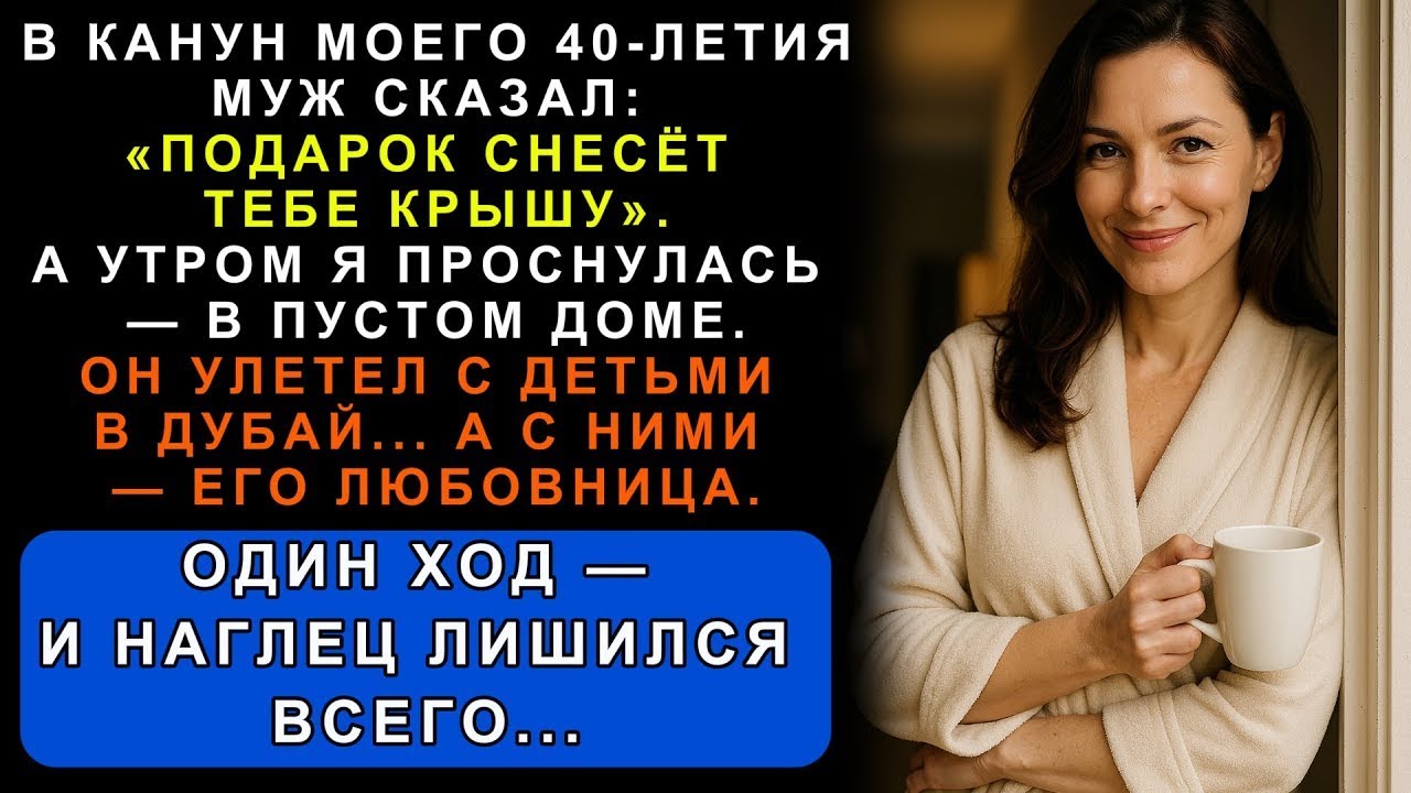 Он увёз детей в Дубай в день моего юбилея — а через неделю потерял всё