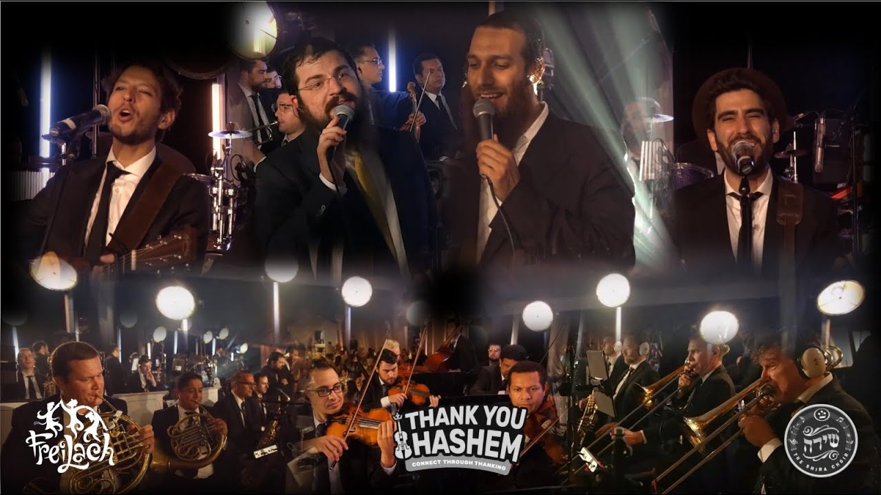 Thank You Hashem Medley – Freilach Band ft. Benny Friedman, Beri Weber, Pumpidisa & The Shira Choir