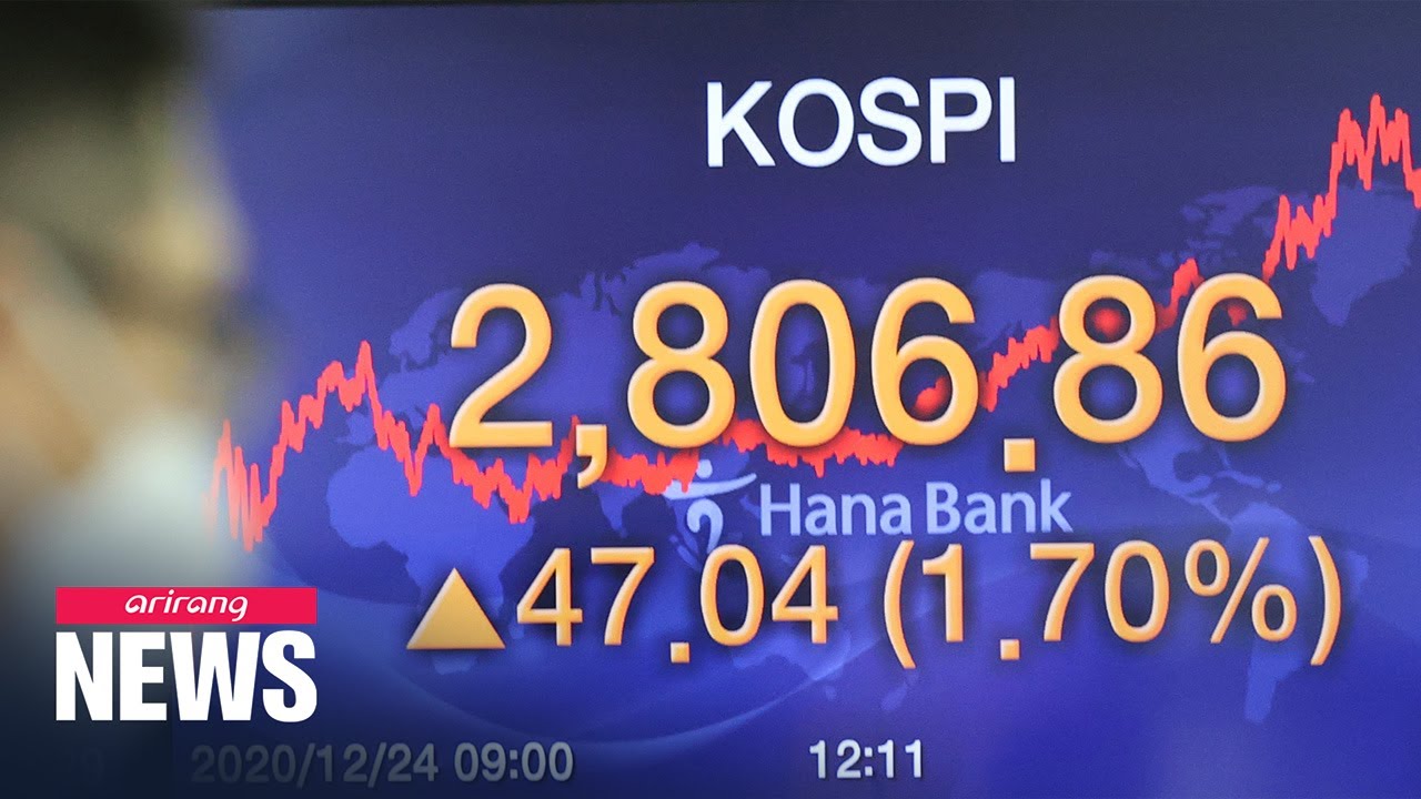 KOSPI passes 2,800 for first time on chip rally