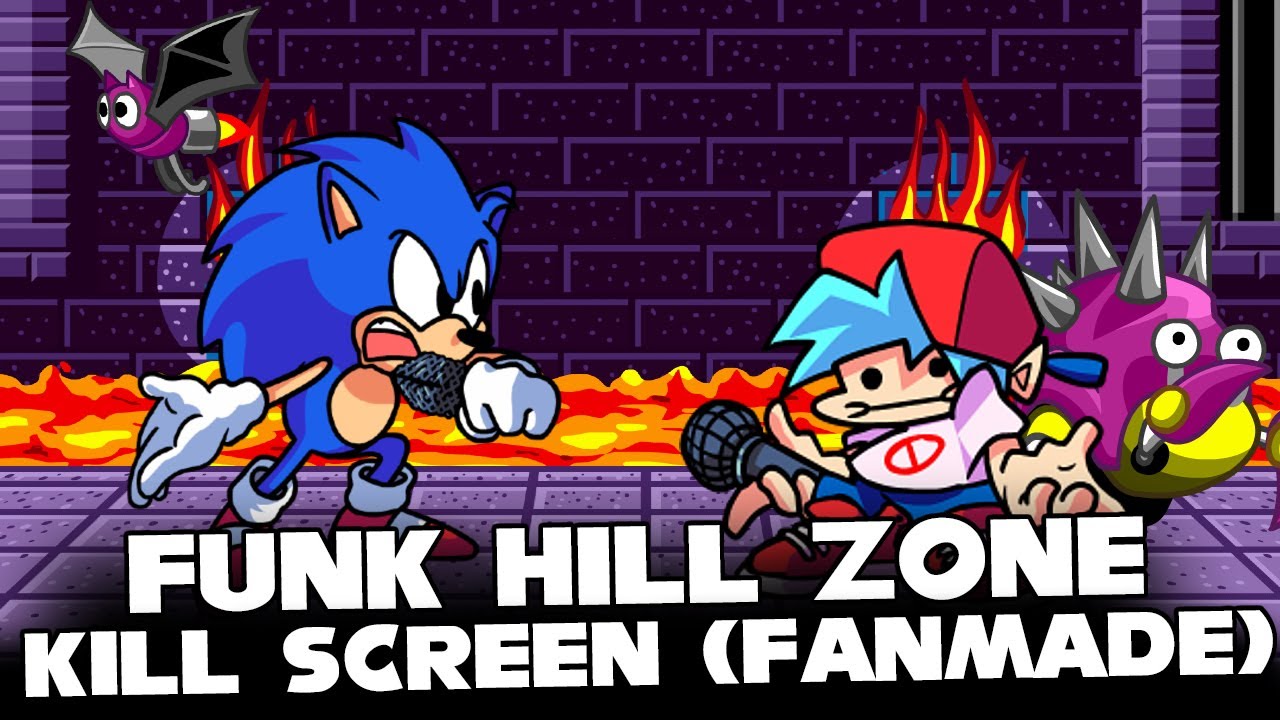 FNF | Kill Screen (Fanmade) Vs Sonic.EXE - Funk Hill Zone | (GAME OVER) (CUSTCENE)