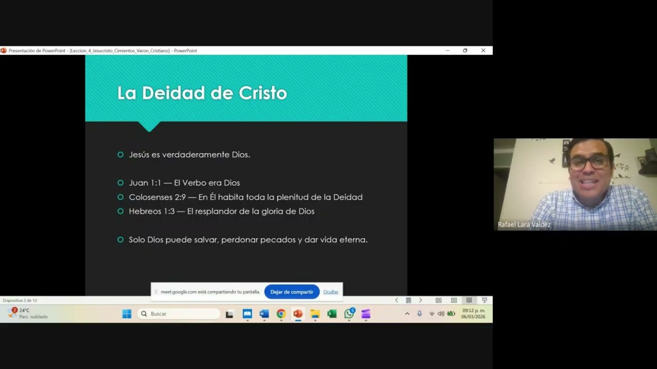 Lección 4: Jesucristo — Su deidad, humanidad, muerte y resurrección