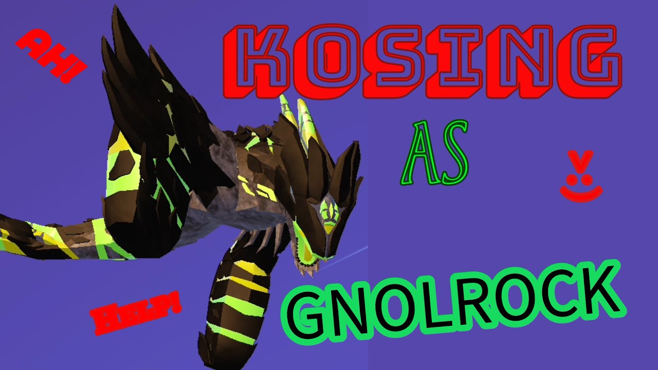 🪨 KOSING AS GNOLROCK 🪨 || Creatures of Sonaria