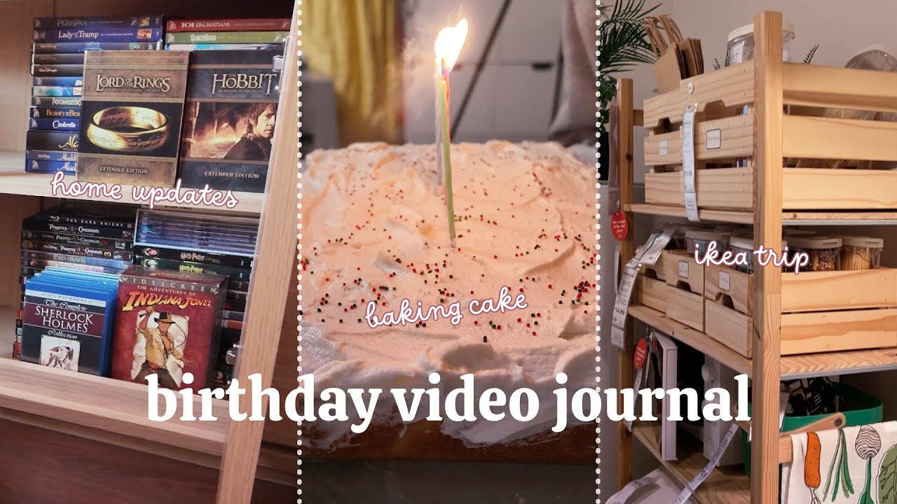 home updates, baking my birthday cake, IKEA trip
