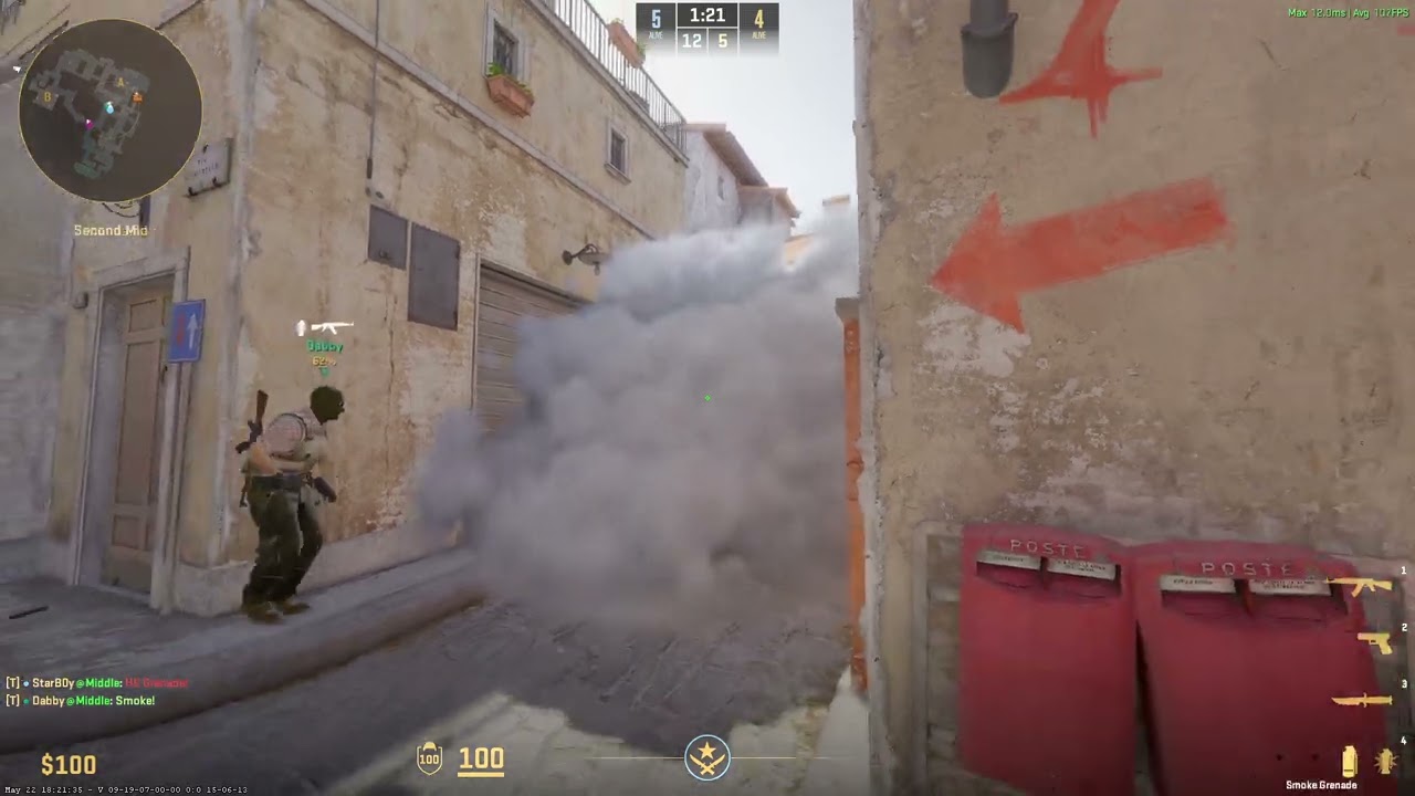 Inferno 4k defending site with an ak, not letting them get through