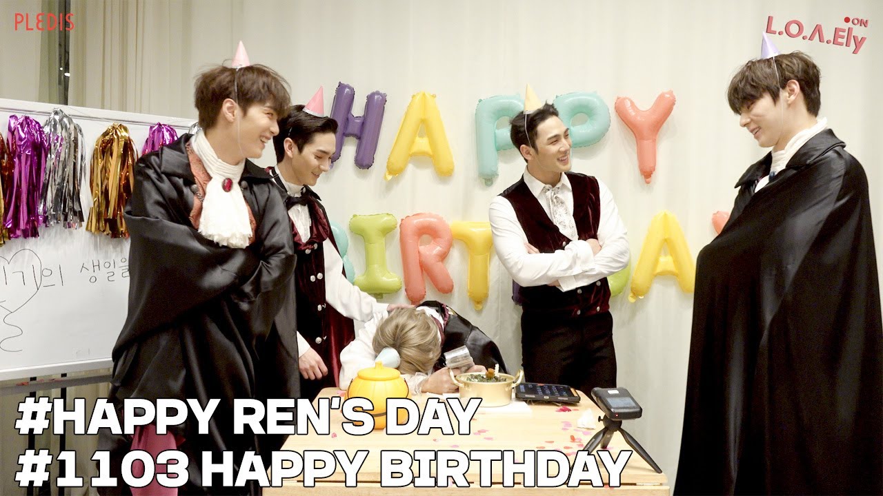 [NU'EST] L.O.Λ.Ely #103 HAPPY BIRTHDAY REN